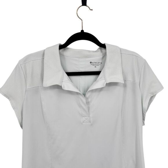 ATHLETA ON PAR POLO Shirt Light Green Size XL - Picture 3 of 8